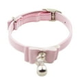 thumbnail image 1 of Collier à Sangle Réglable en PU pour Chiot Chaton avec Clochette, 1 of 9