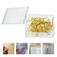 thumbnail image 2 of ifundom 20Pcs Decorative Binder Clips Golden Paper Clamps Stainless Steel Binder Clips Office Supplies, 2 of 2