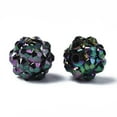 thumbnail image 4 of 100 pc Chunky Resin Rhinestone Bubblegum Ball Beads Round for DIY Pen Making Jewelry Supplies Mixed Color 10x8mm Hole: 1.5mm, 4 of 4