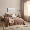 thumbnail image 1 of Bouclair Collection Nash Marron - Ensemble de Couvre-Lit 3 Pcs Queen, 1 of 4