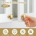thumbnail image 5 of Ikoopy 25Pcs Drawer Knob Set Zinc Alloy Cabinet Handles Rustproof Gold Dresser Knobs with Screws Decorative Drawer Pull Handle Furniture Knobs for Kitchen Cabinets Drawer Dresser, 5 of 11