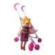 thumbnail image 2 of Cochecito de muñecas para niños, casa de juego, juego de simulación, juguete interactivo portátil, incluye muñeca bebé para niñas, 2 of 9