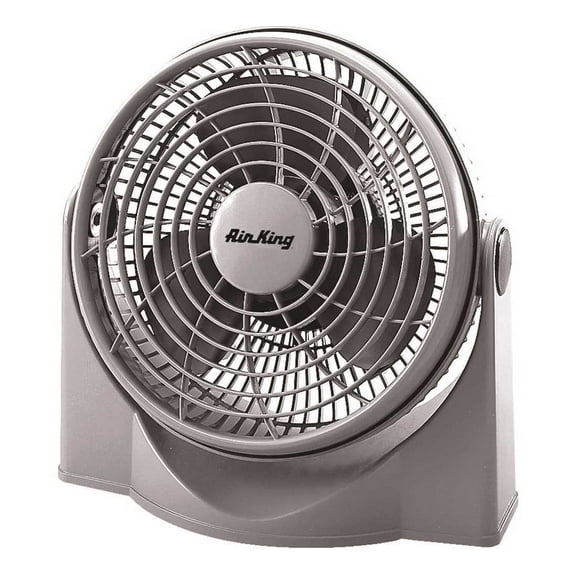 Air King 9530 9 in. High Performance 3 Speed Table Pivot Fan Gray