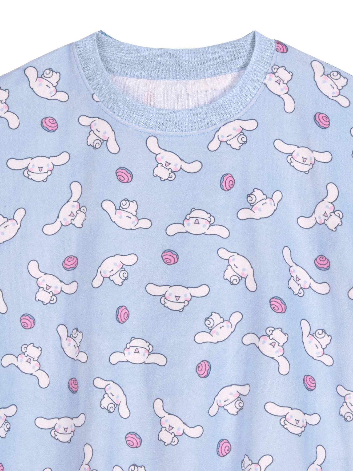 Cinnamoroll Girls Short Sleeve Sleep Top and Shorts Pajama Set, 2-Piece, Sizes 4-12