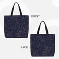 thumbnail image 2 of Balery Navy Dark Blue Bolsa de Mano para Mujeres con Cremallera, Bolsa de Gimnasio con Compartimentos, Bolsa para Laptop, Bolsa para Trabajo, 2 of 7