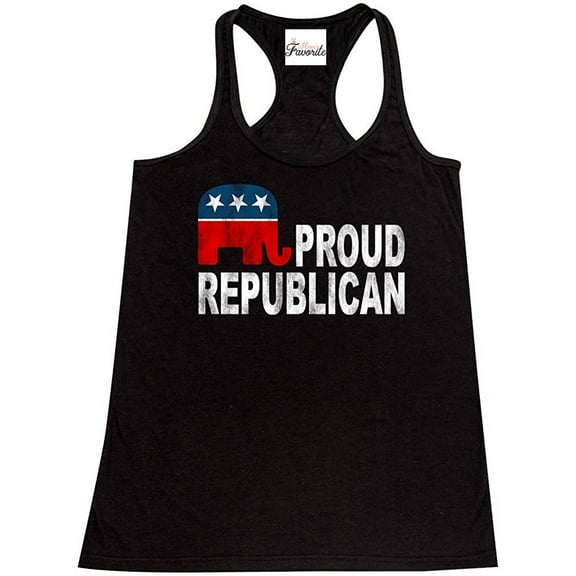 Women's Racerback Tank Top - Proud Republican