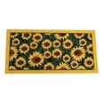 thumbnail image 2 of Kashi Home Kitchen Rug, Printed Area Rug, Durable Floor, Door Mat, Farmhouse Non-Slip Carpet Latex Backing Beautiful Design, Sunflower 20x40 Rectangle, 2 of 3
