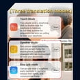 thumbnail image 4 of AI Language Translation Earbuds, 144 Languages BT 5.4 Translation Headset Real Time, 3 Modes, Touch Screen Simultaneous Translation Device with APP for IOS for, 4 of 7