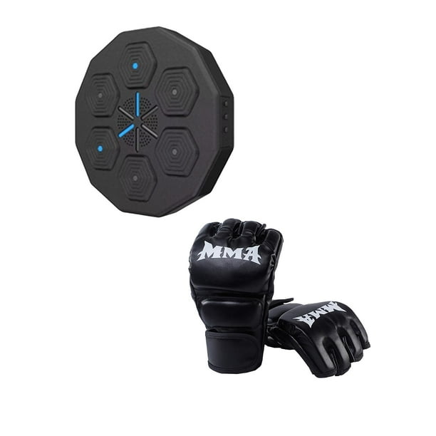 Máquina de boxeo musical, saco de boxeo, pared de boxeo, objetivo, guantes de boxeo, deportes Guantes de boxeo para adultos