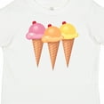thumbnail image 4 of Inktastic 3 Scoops of Ice Cream Girls Toddler T-Shirt, 4 of 5