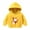 Yellow, variant on Bnwani Toddler Hoodies Girls Cotton Long Sleeve Short Fall Sweatshirt Cute Graphic Printed Pullover