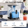 thumbnail image 2 of SIMZLIFE Countertop Nugget Ice Maker, 35 Lbs/24H Soft Chewable Pellet Ice, Ready in 7 Minutes, Self-Cleaning Ice Machine, Stainless Steel, 2 of 10
