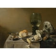 thumbnail image 2 of Pieter Claesz 18x14 Black Ornate Wood Framed Double Matted Museum Art Print Titled - Still Life with Tazza (1636), 2 of 5