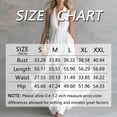thumbnail image 2 of Morttic Women's Bohemian Beach Vacation Party Dress – Solid Halter Neck Deep V, Waist Tie, High Slit, Flowing Long Dress Bronze，S, 2 of 2