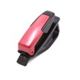 thumbnail image 1 of Parasol de Coche Porta Gafas de Sol de Tarjetas Clip Pinza de Sujeción Rojo Negro Unique Bargains accesorios para viseras automotrices, 1 of 3