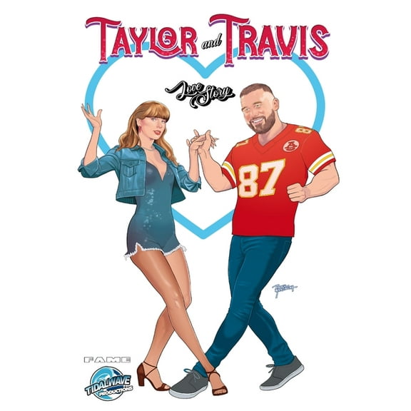 Fame: Taylor Swift and Travis Kelce: A LOVE STORY, (Paperback)