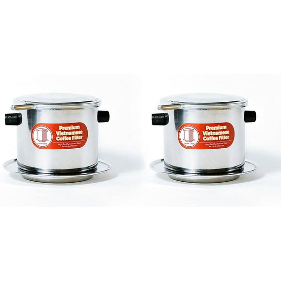 SHIQI-Vietnamese Coffee Filter (2, Large (11 oz))