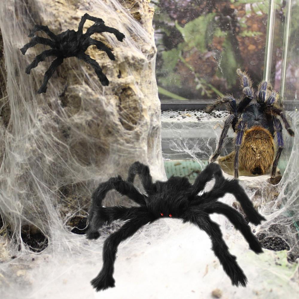Details about   Giant Spider Web/Plush Scary Large Spider Halloween Party Decor Outdoor Yard USA 