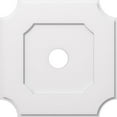 thumbnail image 1 of Ekena Millwork CMP24LE-04000 24 Po OD x 4 Po ID Carré Locke Architectural Grade PVC Contemporain Médaillon de Plafond, 1 of 1