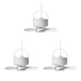 thumbnail image 1 of Inteprter Ventilador de techo USB Ventiladores silenciosos de 4 aspas con gancho Aire acondicionado de 3 velocidades Enfriador de tienda colgante Type1 NO1, 1 of 6
