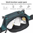 thumbnail image 4 of Hukapapa Bolso de Lona Informal Mochila pequeña en el Pecho Bolso de Hombro para Hombre Bolso de MensajeroVerde, 4 of 6
