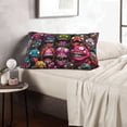 thumbnail image 6 of Daiia Monstrous Cartoon Characters Bedding Waterproof Pillow Protector Zippered Queen – Bed Bug Proof Pillow Encasement-14"x20", 6 of 6