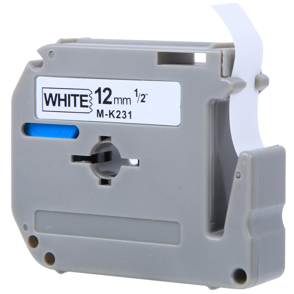 LYUMO Label Tape Printer, 12mm Label Tape PET Accessories Label Printer PT-65 PT-70 PT-80, Label Tape