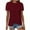 Wine, variant on LIaqionyy Womens Tops Short Sleeve T Shirts Crewneck Tunic Casual Loose Tee Summer Fashion Vacation Clothes