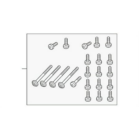 Genuine OE BMW Hardware Kit - 63-11-7-440-363