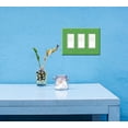 thumbnail image 5 of WIRESTER 3-Gang Decorator Light Switch Plate/Wall Plate Cover, Solid Green, 5 of 6