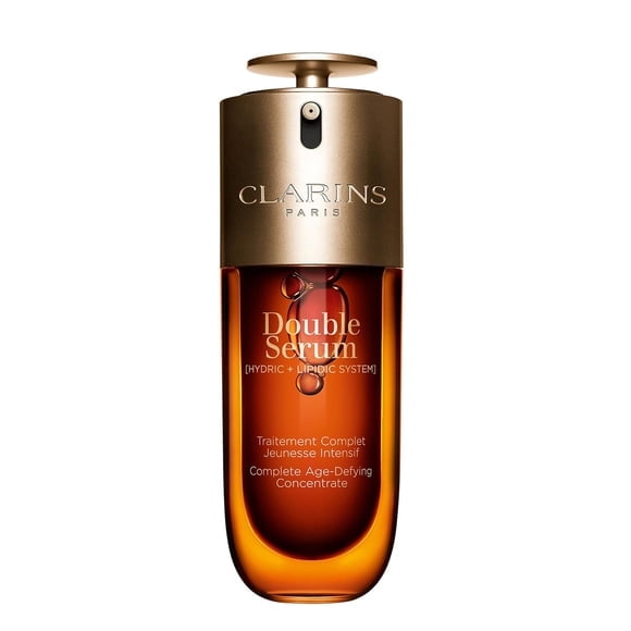 Clarins 2 PACK DOBLE SÉRUM 1.7 Fl Oz | Suero Facial Antienvejecimiento | Visiblemente Reafirma, Suaviza, Aumenta la Radiancia y Refina los Poros | Hidratación 24H | Todos los Tipos de Piel