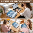 thumbnail image 7 of Haosy Accordion File Organizer Zipper Binder 500 Sheet 6-Tab Expanding File Folder Multi-Pocket 1.2 Inch 3 Ring Snow-covered Tree in Winter, 7 of 7