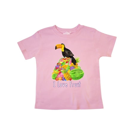 

Inktastic I Love Fruit Toucan Gift Toddler Boy or Toddler Girl T-Shirt