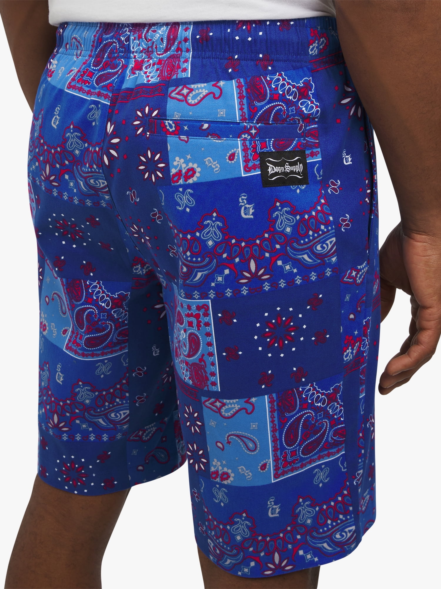 Dogg Supply by Snoop Dogg Paisley Print Shorts, Men's Sizes XS - 3XL