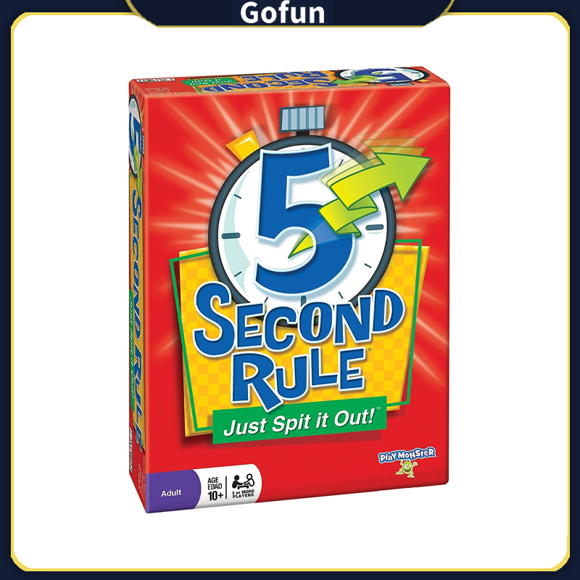 Juego de mesa, regla de 5 segundos, para fiestas familiares y niños mayores de 10 años