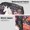 thumbnail image 4 of Unicorn Waterproof Oxford Cloth Hard Drive Case with Charger Pouch, PC Case, Small Travel Electronic Organizer, and Cord Organizer Travel - 5.9x9.44x3.14 in, 4 of 6