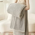thumbnail image 4 of Throw Blankets Up to 70% Off Hwkond Milk Velvet Faray Coral Velvet Blanket Shawl Blanket Luncheon Blanket Sofa Cover Blanket Sheet(Gray,150x200cm), 4 of 8