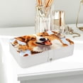 thumbnail image 6 of Corgi PU Leather Jewelry Boxes Necklace Holder Display Case with Removable Compartment Portable, 6 of 6