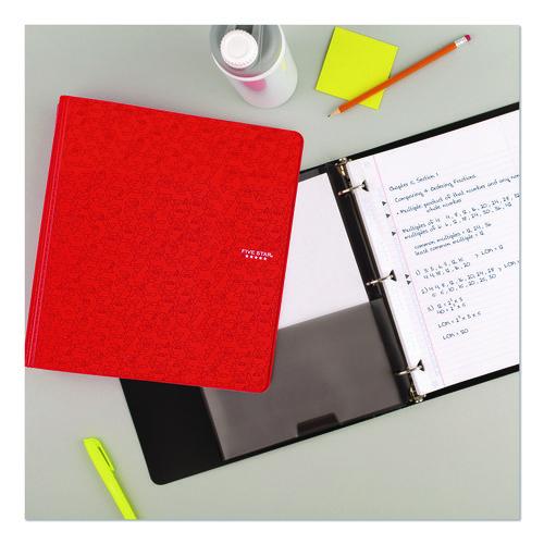 1" Plastic Binder, 3 Rings, 1" Capacity, 11 x 8.5, Randomly Assorted Color | Bundle of 5