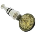thumbnail image 4 of GlassOfVenice Murano Glass Lion Head Bottle Stopper - Black, 4 of 6