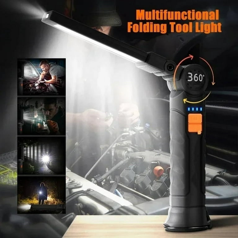 automotive rechargeable flashlight HOKOLITE 6740 6000 Lumen Waterproof Flashlight, Outdoor & Emergency Light, 4 Pack Light Distance XP2R Black 31357