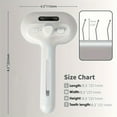 thumbnail image 6 of YITUMU Pet Spray Comb Multi-function Cat Comb Dog Comb Pet One Button Hair Floating Household Cleaning Hair Removal Comb USB Charging, White, 6 of 8