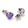 thumbnail image 4 of Kit De Cadena Dije Y Aretes en Forma de Corazon Morado Genérico Kitgotadeagualila, 4 of 5