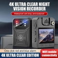 thumbnail image 2 of 4K Mini Police Camera Digital Video Recorder Camcorder Camera IR Night Vision Body Camera Sports Back Clip Without WiFi, 2 of 5