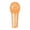 B001- Orange, variant on Novelty Sensory Squish Toys, Sky Blue Glitter Microphone Shaped, 5.5X2 Inch, Kids Birthday Party Favor, Goody Bag Stuffers for Student, Stocking Stuffer Toys for Student,