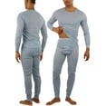 thumbnail image 2 of ToBeInStyle Mens Two-Piece Thermal Set Waffle Knit, 2 of 7