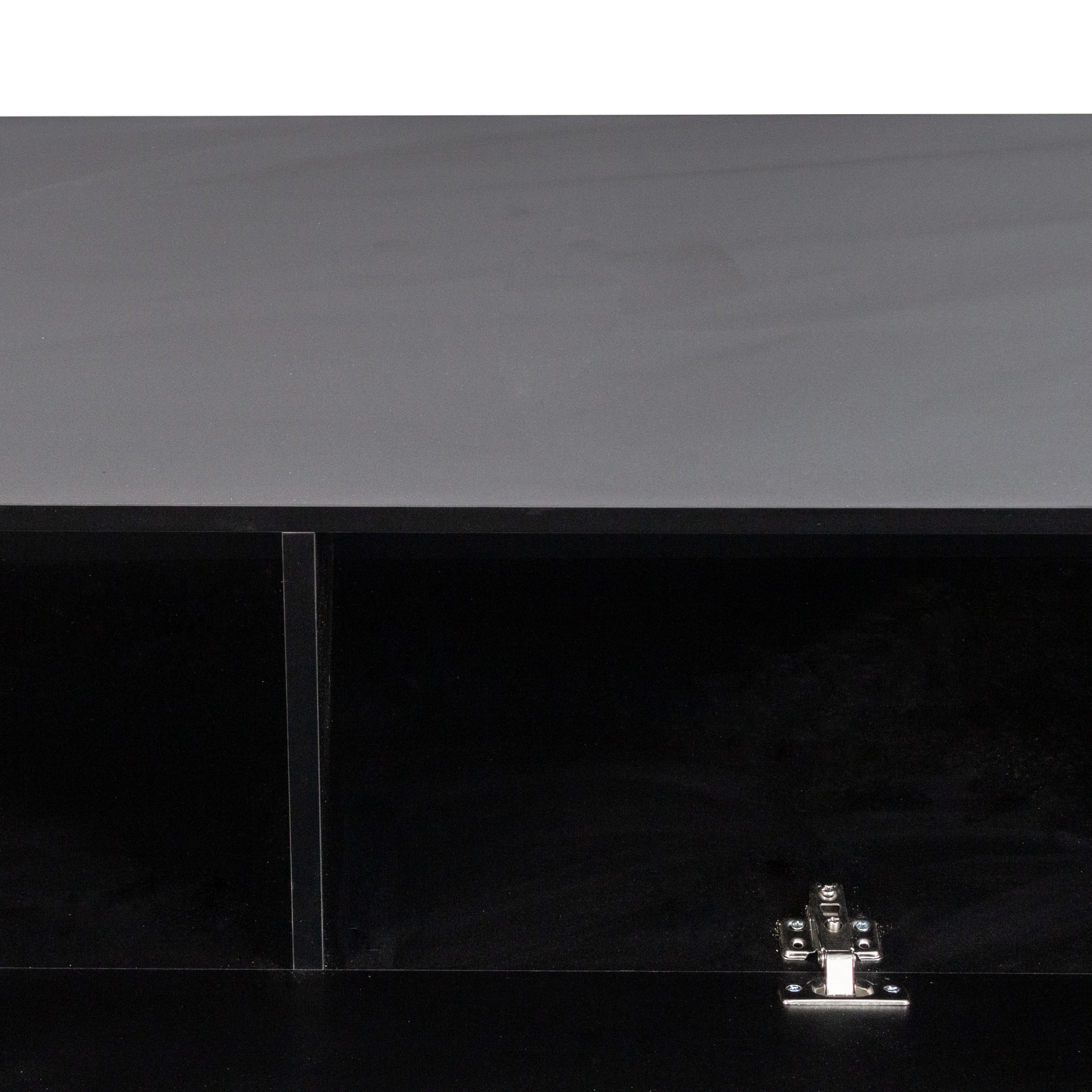 Modern Entertainment Center Media Console with Storage for Living Room, White