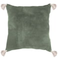 thumbnail image 3 of hometrends Coussin Décoratif en Sherpa Olive, 3 of 4