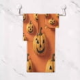 thumbnail image 5 of 3 Piece Bath Towels Set Bath Towel, Hand Towel and Face Towel for Bathroom, Gym, Hotel 3d Pumpkin, 5 of 8