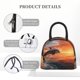 thumbnail image 4 of Easygdp Sunset Dancing Dolphin B Bolsa de Almuerzo Insulada Grande, Forro de Aluminio, Diseño Espacioso, a Prueba de Fugas, Ideal para Trabajo, Picnics, Viajes y Actividades al Aire Libre, 4 of 6